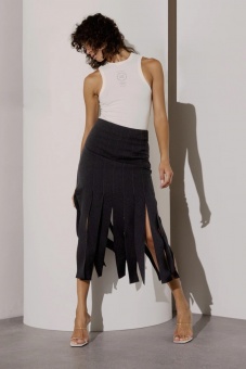Copenhagen Muse Tailor Fringed Skirt